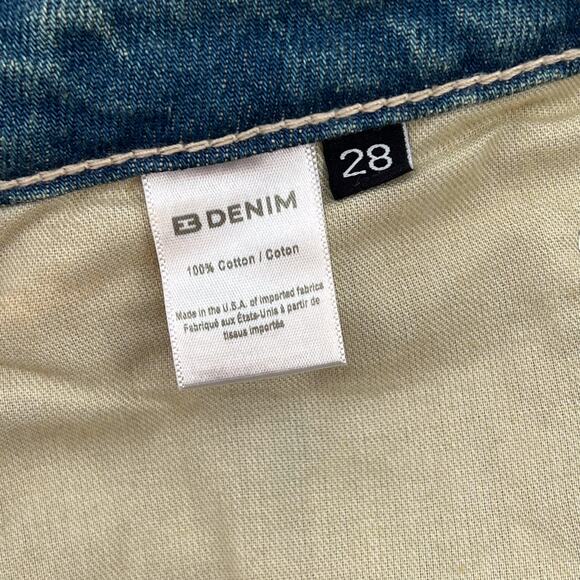 EB Denim Loon Wide Leg Jeans Women’s Size 28 Olio Spray Wash 100% Cotton - Picture 4 of 6